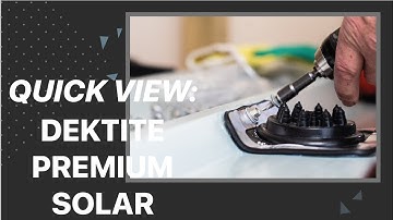 Installing a Dektite Premium Solar on a Metal Roof - DFE101BM - Time Lapse