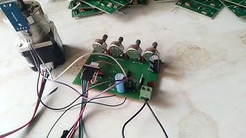 test mạch động cơ bước cho cánh tay robot