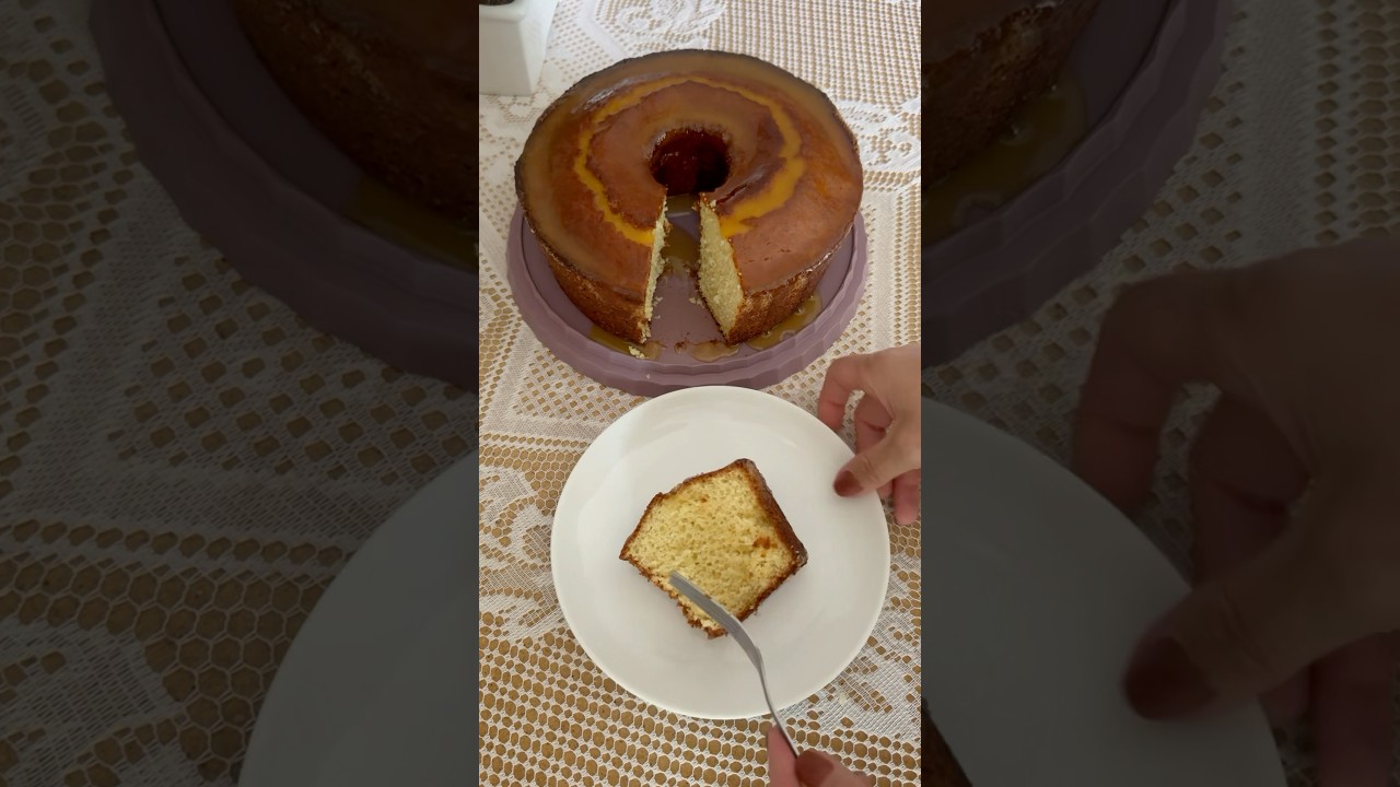 Bolo Fofinho de Laranja 🍊 #receita #receitafacies #receitas #deliciasdacozinha #bolodelaranja