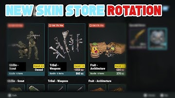NEW SKIN STORE Rotation In Rust Console
