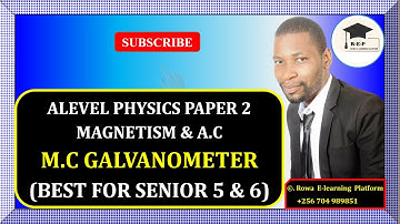 003 – ALEVEL PHYSICS PAPER 2 | MAGNETISM & AC | MOVING COIL GALVANOMETER | 510/2