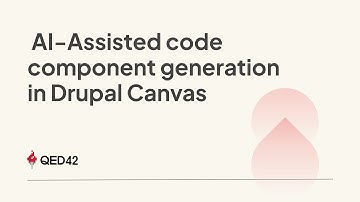 AI-Assisted code component generation in Drupal Canvas