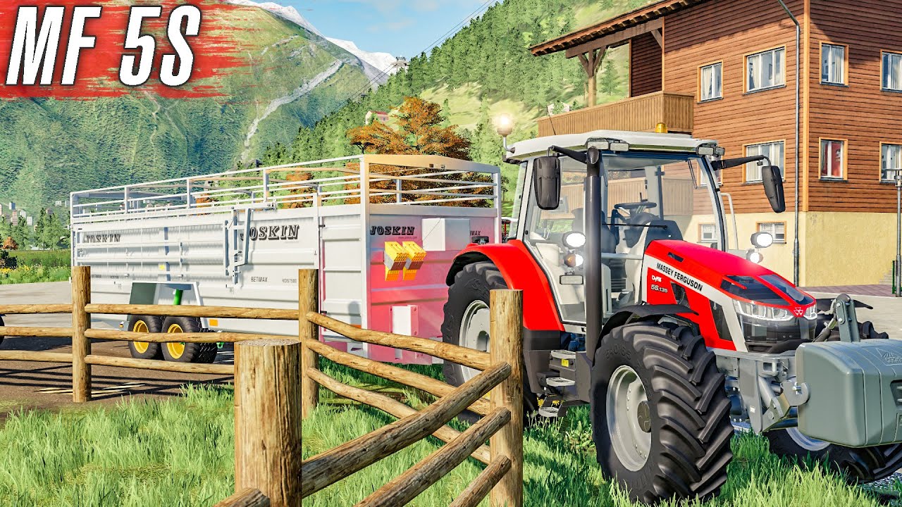 *MF 5S İLE İNEK SATTIK! PARA KAZANABİLDİK Mİ?*  FS19 Alpine DLC - Bölüm 33