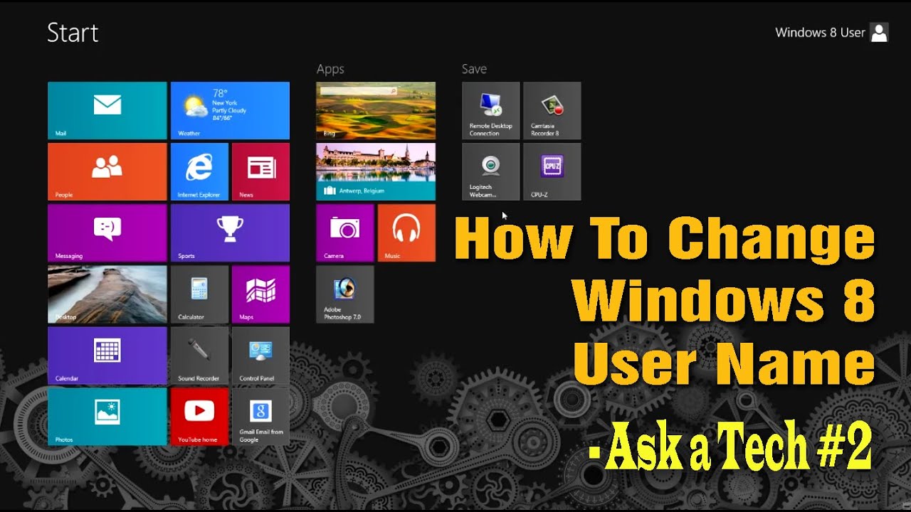 how to change user name on windows how to change user name on windows