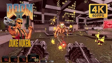 DN3DooM [Duke Nukem3D in Doom II] - Honte Remastered Experimental - Map7: Dead Simple (2023) | 4K/60