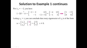 Lecture 21 Eigenvalues and Eigenvectors