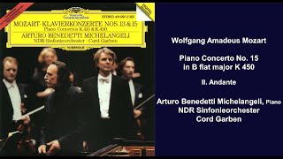 Wolfgang Amadeus Mozart: Piano Concerto No. 15 in B flat major K 450 - II. Andante
