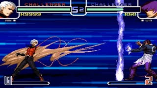 [TAS] K9999 VS Iori Orochi (KoF 2002 PS2 Hack Rom)