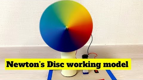 Newton’s Disc working model #3dmodel #sciencemodel #newtondisc #workingmodels