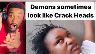 Bahjah Reacts to DEMONS being cast out by  Possesed Girl