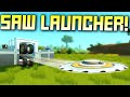 Saw Blade Launching Car! (Hank Merch Release) - Scrap Mechanic Survival Mode [SMS 77]