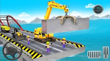 Stickman City Bridge Construction Simulator - Android Gameplay - Bridge Building Games