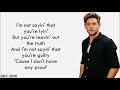 Niall Horan - Bend The Rules (lyrics)