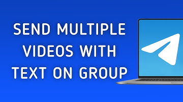 How To Send Multiple Videos With Text On Telegram Group On PC (New Update)