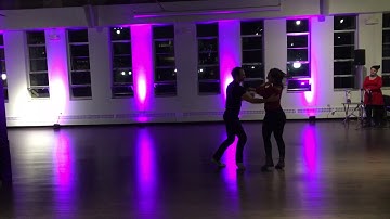 Rachel Farley KILLING this zouk demo with Peter Wright 12/9/16