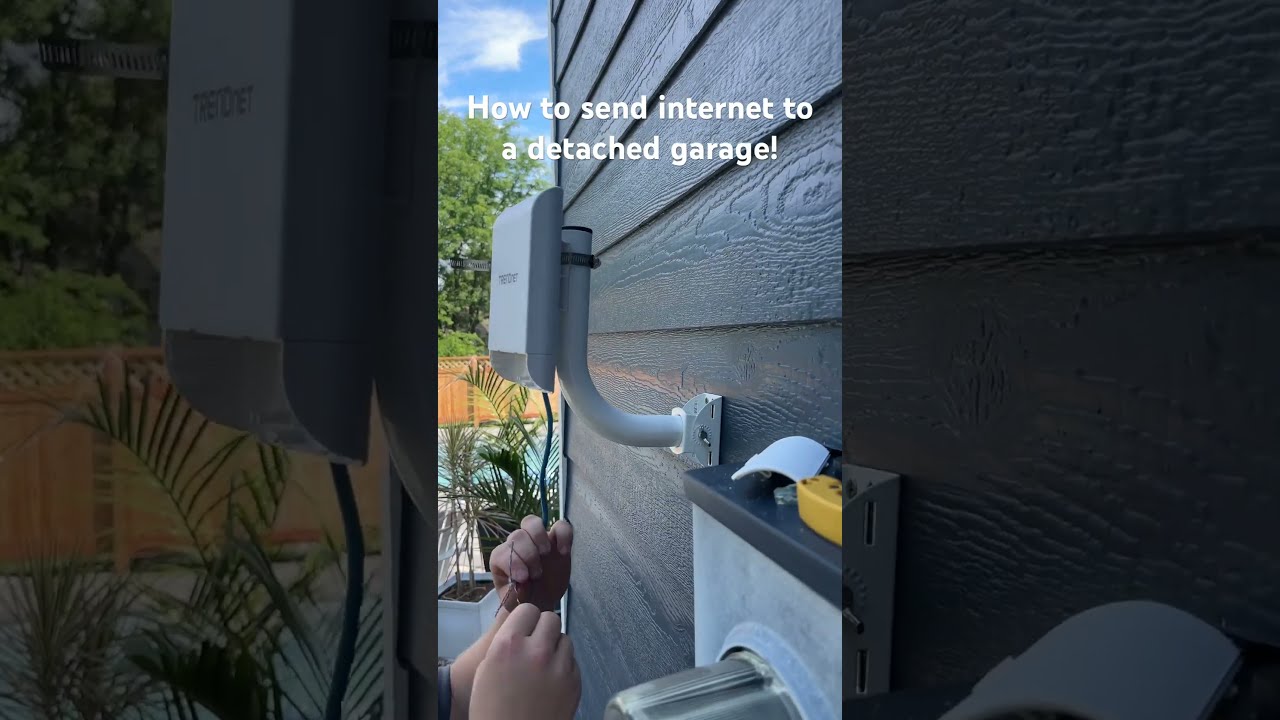 Send Internet To A Separate Building On Your Property 