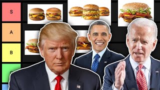 Us Presidents Rank Macdonalds Burgers Tier List