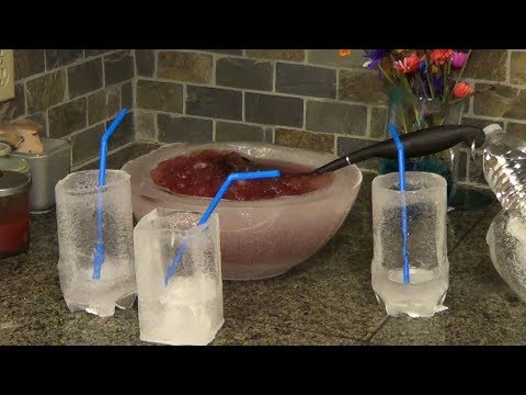 فيديو: كيفية صنع كوب من الثلج