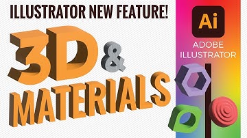 3D and Materials - New Adobe Illustrator 2022 Feature