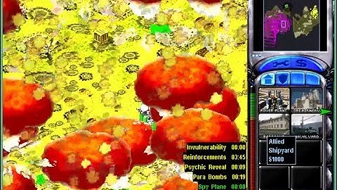 The most powerful nuclear missile !!! [red alert 2]