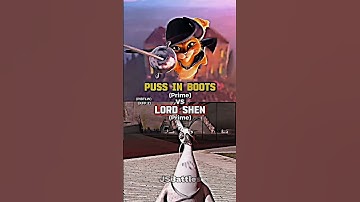 Puss in Boots vs Lord Shen