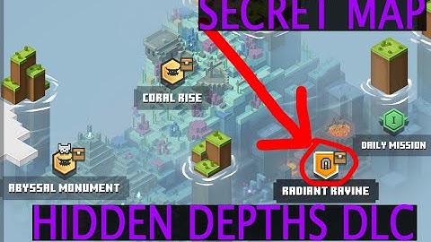 How to Unlock The Coral Rise Secret Level (Hidden Depths DLC) Minecraft Dungeons