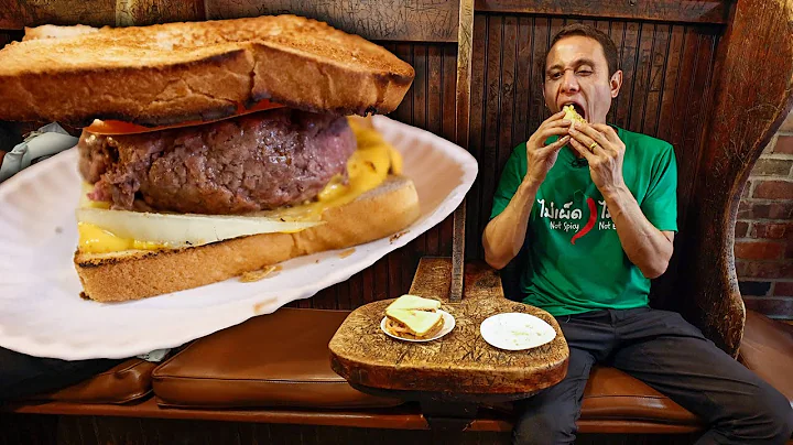 Worlds FIRST HAMBURGER!!  Amazing VERTICAL BURGER ...