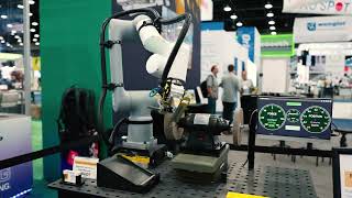 MACHINE TENDING AND GRINDING #magswitch #robot #manufacturing #automation #robotics