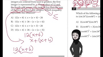 Sat practice test 7 Question 23 module 1 Mathematics 