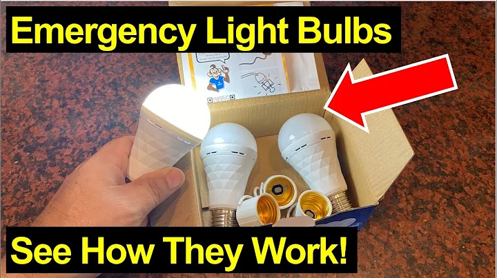 Works in a Power Outage? Emergency LED Rechargeable Lightbulbs by BORCCDIT