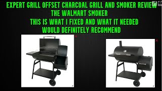 expert Grill offset charcoal grill and smoker modifications
