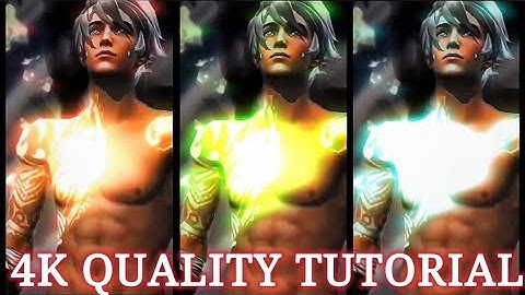 free fire 4k quality video #tutorial #onkeet #alightmotion al