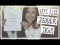 DIY WEDDING SIGNS THAT LOOK PROFESSIONAL | Moriah Robinson