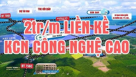 2tr/m LIỀN KỀ KCN CÔNG NGHỆ CAO || TCT LAND