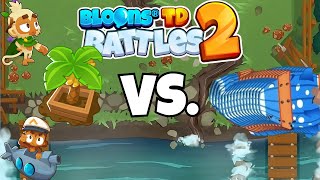 Druid Sub Farm vs. Tight Moab! (Bloons TD Battles 2) *?*