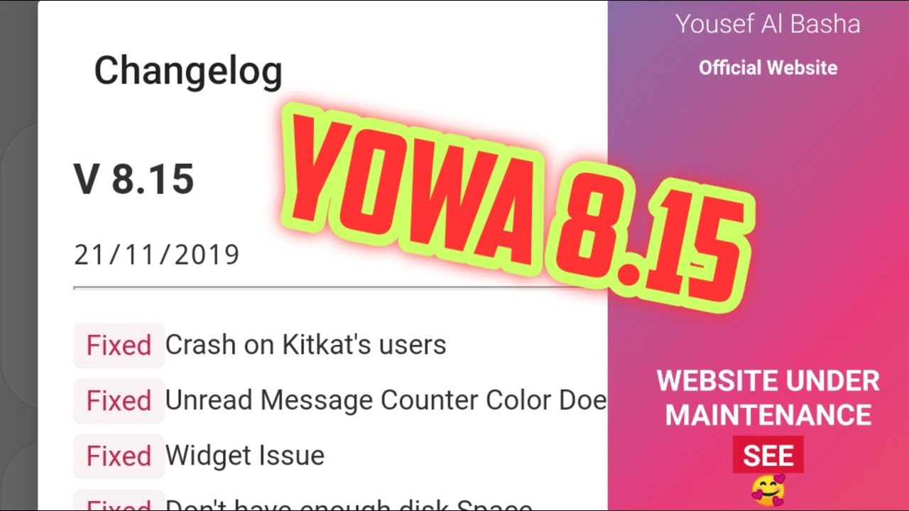 Terbaru Cara Memperbarui Yowhatsapp V 8 15 Youtube