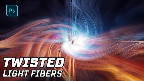 Abstract Twisted Light Fiber Effect Photoshop Tutorial
