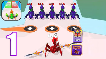 Scorpion Evolution - Run 3D - Gameplay Walkthrough Part 1 (Android,iOS)