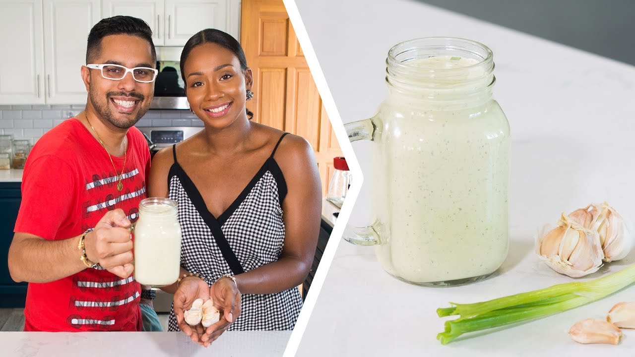How To Make Trini Garlic Sauce Foodie Nation Garlic Sauce Garlic Spices Sauce