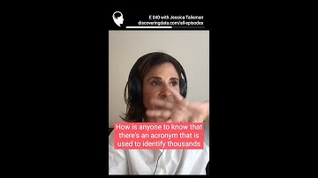 How acronyms create SILOS #discoveringdata E040 with Jessica Talisman