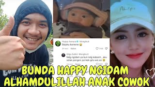 BUNDA HAPPY NGIDAM SAHID JUNIOR AYAH WES GAK SABAR PUNYA ANAK GEMOY