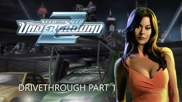 NFS Underground 2 Drivethrough Part 1| My First Car | Hard Difficulty | Manual Transmission