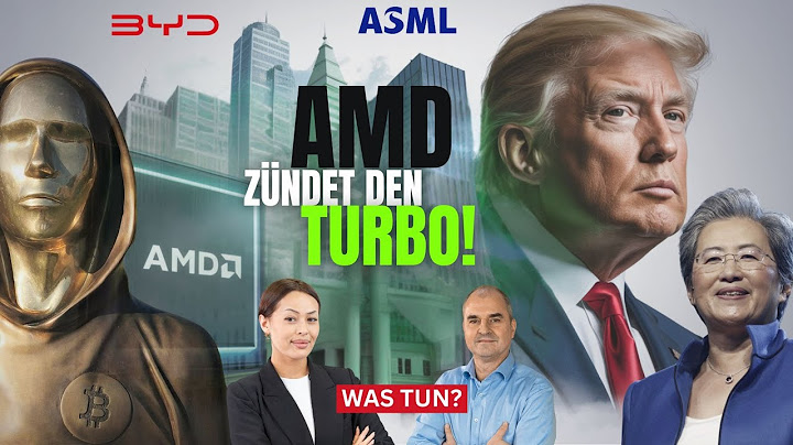 Bitcoin & KI im Trump Fieber! AMD | ASML | BYD