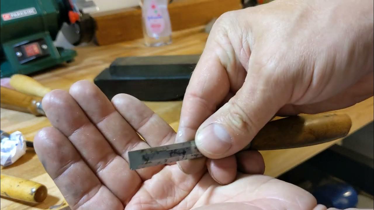 Sharpen a NARROW Chisel FREEHAND YouTube