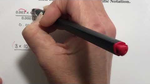 (330) Sections 5.1/5.2 Integer Exponents and Scientific Notation Part 5/5