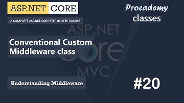#20 Conventionele cursus op maat gemaakte middleware | Middleware begrijpen | ASP.NET Core MVC-cu...
