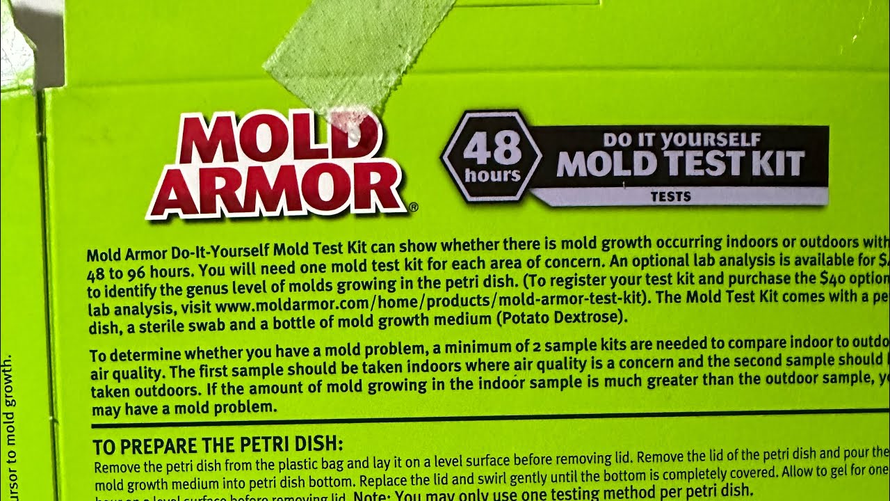 DIY Home Mold Test Kit Review 