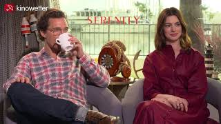 Interview Matthew McConaughey & Anne Hathaway |  Serenity