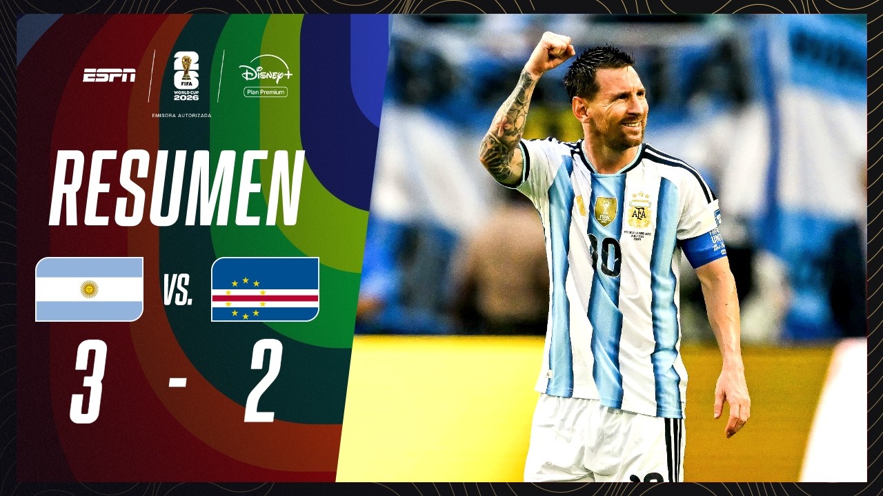 SUFRIDA CLASIFICACIÓN DE ARGENTINA EN TIEMPO EXTRA | Argentina 3-2 Cabo Verde | RESUMEN | M86
