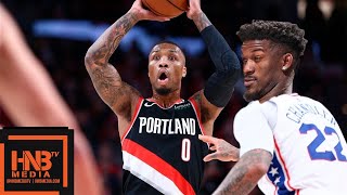 Philadelphia Sixers Vs Portland Trail Blazers Full Game Highlights 12302018 Nba Season